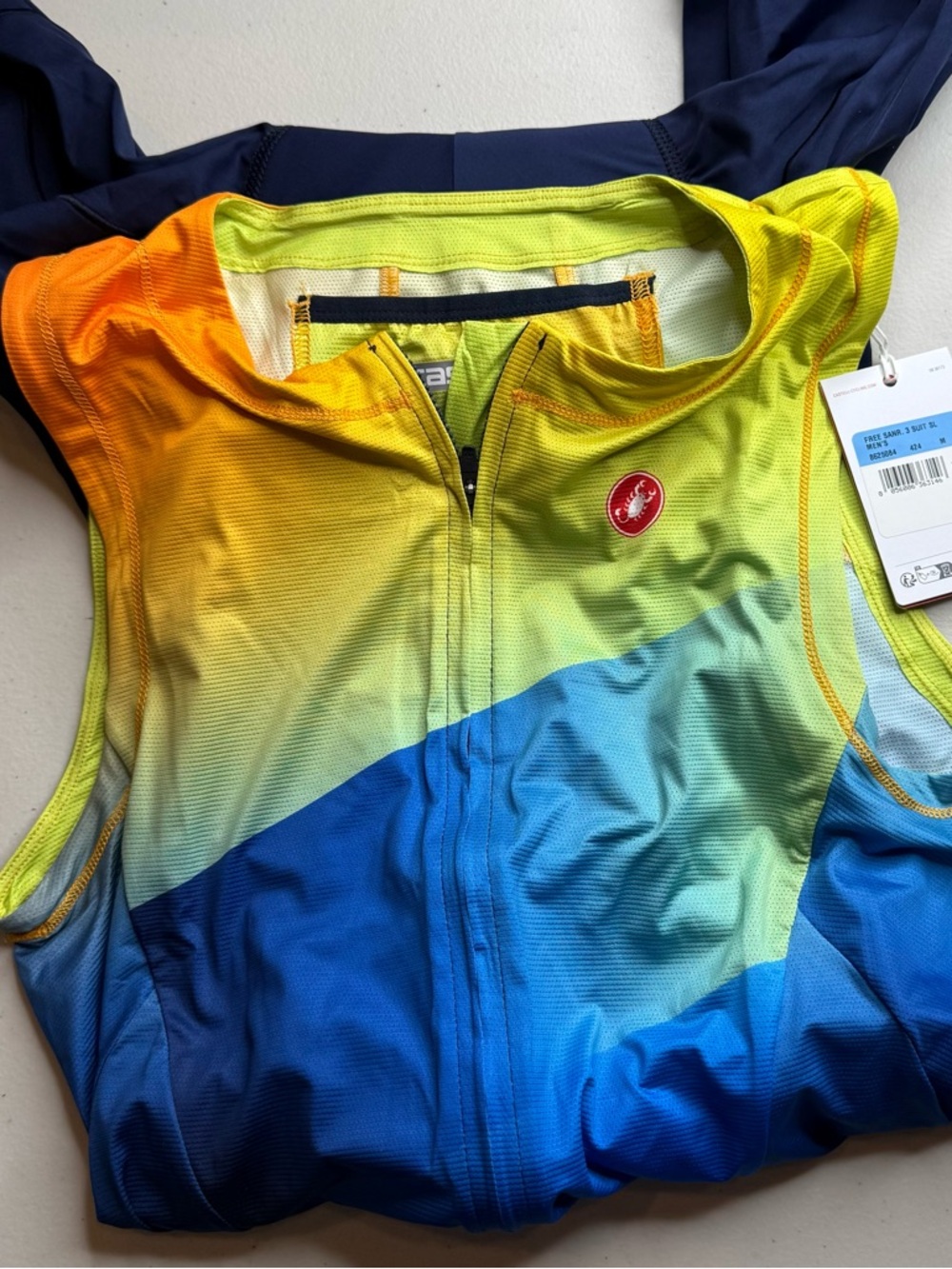NWT Castelli Free Sanremo 3 Sleeveless Tri Suit Men’s Medium Triathlon Cycling